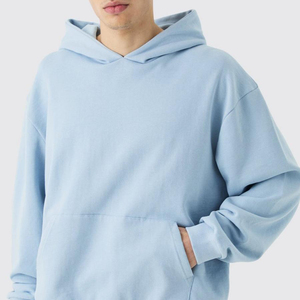 Conjunto Deportivo de Felpa para Hombre, Pantalones Deportivos Anchos con Logotipo Personalizado, de Alta Calidad, Tela Francesa Gruesa y de Gran Tamaño - Product Image 6