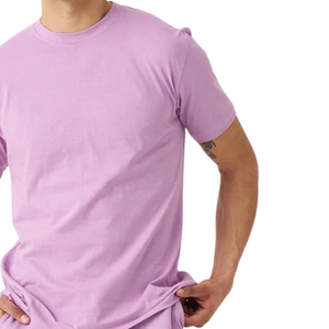 T-shirt ras du cou raffiné pour homme, manches courtes, coupe classique, décontracté, usage quotidien, personnalisable, vente en gros, en jersey de coton, vêtements pour homme - Product Image 5