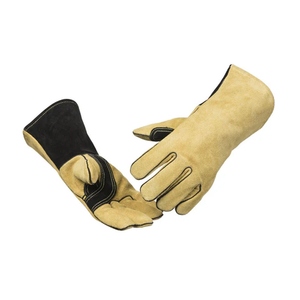 Gants de soudage en cuir de vachette pleine fleur, résistants aux flammes, pour la protection personnelle, usage intensif, pour la lutte contre les incendies et la construction - Product Image 1