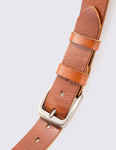 Cinturón de Cuero para Hombre, Nuevo Modelo 2024, Cuero Genuino de Grano Completo, Cinturón de Cuero de Lujo para Oficina, Precio Bajo, Servicio OEM - Product Image 4