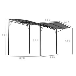 Gazebo Moderno in Alluminio per Cortile, Giardino e Decorazione Esterna - Product Image 4