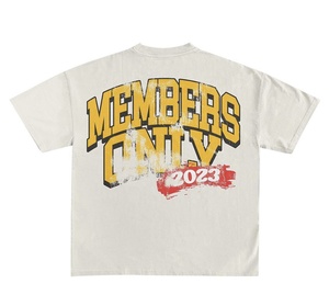 Wholesale Men 100% Cotton Regular Fit Vintage Eco-Friendly <b>Acid</b> Wash T-Shirt with Digital Print <b>Drop</b>-Shoulder - Product Image 4