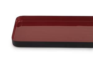 Plateau rectangulaire en fer de qualité supérieure, finition marron miroir élégante, durable et résistant à la rouille, parfait pour la décoration de la maison, le café ou le service. - Product Image 4