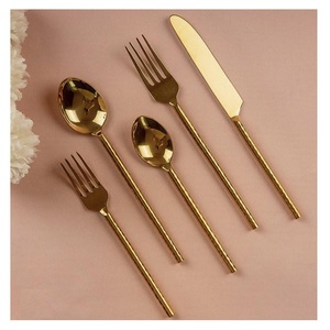 Ensemble de couverts en acier inoxydable de qualité supérieure avec manche martelé, dernière collection de couverts forgés, cuillère, fourchette, couteau, vaisselle, service de table - Product Image 3