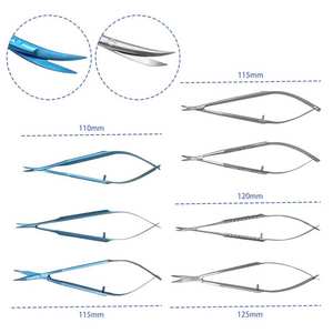 Tijeras Oftálmicas Universales Osher para Conjuntiva, Instrumentos Quirúrgicos Ortopédicos de Acero Inoxidable para Cirugía Ocular en Animales - Product Image 4