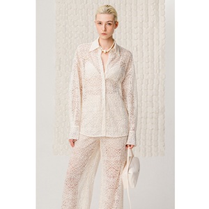 Nouvelle collection de chemisiers et de blouses pour femmes ODM NOELLE FLORAL SHIRT Chemises élégantes à manches longues pour femmes pour le printemps/été - Product Image 2