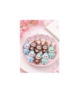 Porte-clés pour filles, porte-clés mignon pour enfants, petit porte-clés 3D, accessoires pour vélo, voiture, scooter, ensemble d'accessoires pour clés, cadeau d'anniversaire, Kanjak - Product Image 3