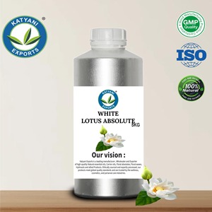 Absoluto de Loto Blanco (Nelumbo Nucifera) 100% Puro y Natural, Certificado GMP, para Cosméticos y Formulaciones Terapéuticas por Katyani Exports - Product Image 5