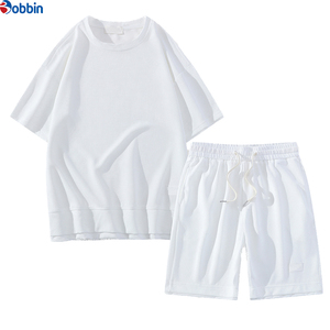 Conjunto de Shorts Holgados de Verano para Hombre, Personalizados con Camiseta Estampada y Shorts Deportivos Casuales, Conjunto de 2 Piezas - Product Image 1