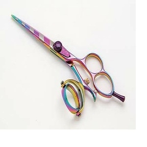 Ciseaux à cheveux professionnels en acier inoxydable japonais de 6 pouces avec anneaux pivotants, ciseaux de salon de coiffure, ciseaux de barbier professionnels - Product Image 1