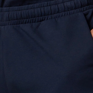 Shorts de sport en molleton écologique bleu marine pour homme, avec cordon de serrage à la taille, pour la gym, la course et les activités décontractées - Product Image 3