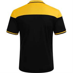 Camiseta Polo Deportiva de Verano, Manga Corta, Bloques de Color, Algodón, Logotipo Personalizado, Transpirable, Corte Ajustado, Secado Rápido, Bordado - Product Image 6