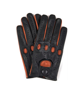OEM Custom Men's <b>Fingerless</b> Driving <b>Gloves</b> Genuine Leather Breathable Sports Plain Style for Daily Use - Product Image 1