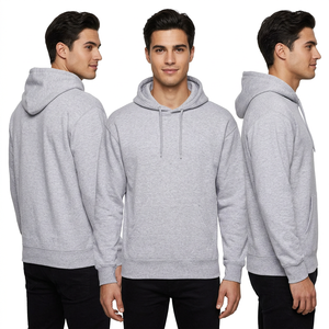 Survêtements de sport et de fitness de luxe pour hommes, personnalisables avec logo, en molleton 100% coton épais, pour l'hiver, le streetwear et l'entraînement en salle de sport - Product Image 4