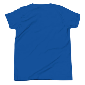 T-shirt à manches courtes bleu roi pour jeunes, doux, confortable, décontracté, à porter tous les jours, léger, mode enfant, pour garçons et filles - Product Image 2