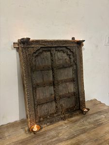 Decoración de Pared para el Hogar Hecha a Mano, Estilo Art Deco, Tallada en Madera y Latón, Multifuncional, Duradera, para Sala de Estar, Dormitorio, Comedor - Product Image 2