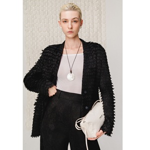 Ready To Ship Women Office <b>Blazer</b> Suit SOLVIRE TEXTURE <b>BLAZER</b> ODM Premium Linen Handcrafted Frayed Women's <b>Blazer</b> <b>Set</b> - Product Image 4