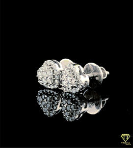 Classic Heart Cut Moissanite Diamond Earrings 925 Sterling <b>Silver</b> Luxury Women <b>Stud</b> Jewelry - Product Image 3