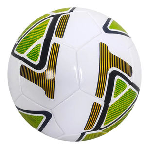 Balón de Fútbol Deportivo Personalizado, Blanco, Verde y Amarillo, para Entrenamiento, Duradero, Inflado, en Empaque Personalizable - Product Image 6