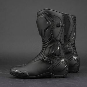 Bottes de moto longues en cuir de haute qualité avec intérieur rembourré et maintien confortable pour une utilisation quotidienne à moto - Product Image 2