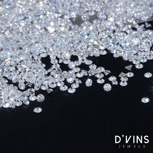 เพชรแท้เพาะเลี้ยงในห้องปฏิบัติการ D'vins Jewels รูปทรงกลมเจียระไนแบบบริลเลียนท์ ขนาด 3 มม. 0.1 กะรัต สี D ความสะอาด VVS แหล่งกำเนิดเมืองสุราษฎร์ สำหรับทำเครื่องประดับ - Product Image 3