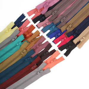 Fermeture éclair en nylon colorée à extrémité fermée, fermeture éclair invisible pour sacs, pantalons, chaînes, jeans, poches à entrejambe ouvertes - Product Image 2