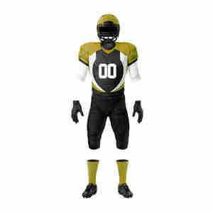 Uniformes de Fútbol Americano Personalizados Sublimados, Transpirables, 100% Poliéster, Manga Corta, Cuello en V, Ajustados, para Hombre, para Todas las Temporadas - Product Image 5
