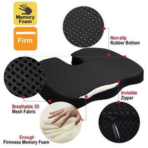 Trending Products Orthopedic Seat <b>Cushion</b> and Lumbar Support Pillow Memory Foam 3d Mesh Lumbar Support Pillow - Product Image 5