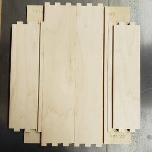 Easy Assembly Wooden Drawer <b>Box</b> Kit Precision Cut Plywood Drawer Parts for Cabinet and Storage Furniture - Product Image 2