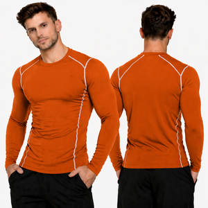 Wida Sports – T-shirt de compression léger et simple pour homme, haute qualité, évacuation de l'humidité, idéal pour le fitness et l'entraînement en salle de sport - Product Image 1