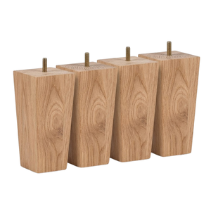 Patas de Sofá de Madera Maciza de Primera Calidad, Elegantes Patas de Soporte para Muebles de Madera Dura para Decoración Interior Moderna y Fabricación de Muebles - Product Image 1