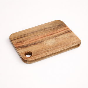 Tabla de Cortar de Madera de Acacia, Diseño Natural Grueso y Duradero, Superficie Apta para Cuchillos, Fácil de Guardar para Cortar y Servir Diariamente - Product Image 1
