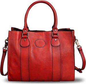 Elegante Bolso Tote de Cuero Vacuno Genuino para Mujer, Bolso de Mano Personalizado OEM para Venta al Por Mayor, Bolso de Hombro Moderno - Product Image 1