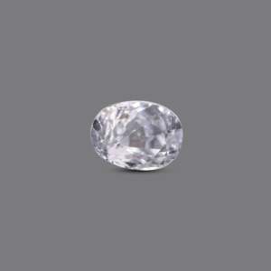 Handcrafted 45 Carat White Zircon Loose Gemstone for Fine Jewelry - Product Image 1