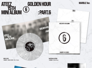 ATEEZ มินิอัลบั้มชุดที่ 15 [GOLDEN HOUR Part.6] (เวอร์ชั่นลายหินอ่อน) แผ่นซีดีเพลงป๊อป พลาสติก กระดาษ ภาษาเกาหลี ทุกวัย รุ่น KR BW-154 - Product Image 2