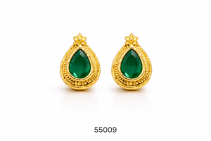 พรีเมี่ยม MOLL JEWELLERS ต่างหูโลหะผสมสังกะสีชุบทองประดับปะการัง หนา 0.3 มม. เครื่องประดับสำหรับงานแต่งงานของผู้หญิงทันสมัยที่ได้รับการรับรอง - Product Image 2