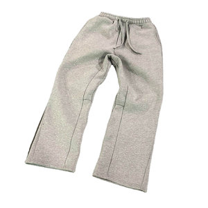 ชุดวอร์มวินเทจแบบสั่งทำพิเศษ เสื้อฮู้ดดี้ทรงหลวมแบบย้อมสีเอซิด และกางเกงวอร์มขากระบอกทรงตรงสำหรับผู้ชาย - Product Image 4