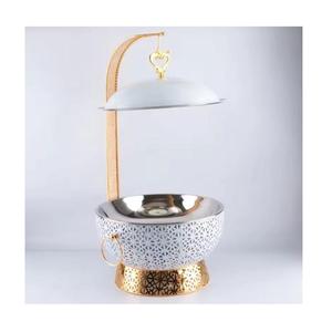 Se ofrece a precio de mayoreo un hermoso plato para calentar comida de acero inoxidable que le encantará. - Product Image 5