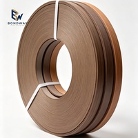 Bande de chant PVC autocollante, motif grain de bois, finition mate, rouleau de 22 mm de large, largeur personnalisable de 0,4 à 3 mm, pour le chant des panneaux latéraux de placard