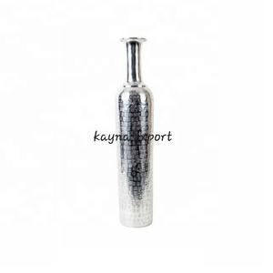 Jarrones para flores con acabado, florero de metal chapado en cobre para el hogar moderno, maceta con acabado resistente y único - Product Image 6