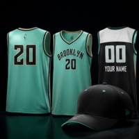 Maillot de basket-ball Brooklyn sans manches, col en V, polyester respirant et léger, anti-humidité, écologique, unisexe, adulte, coupe classique