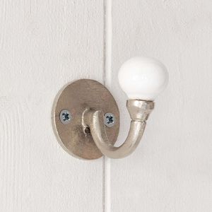 Premium Finish Aluminum Wall <b>Hook</b> Multi Purpose Organizer for Coats Towels Hats and Kitchen Utensils - Product Image 5