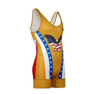 Camiseta Deportiva para Mujer con Estampado de Águila y Bandera Americana, Sublimada, de Secado Rápido, Ajustada, para Todas las Temporadas - Product Image 3