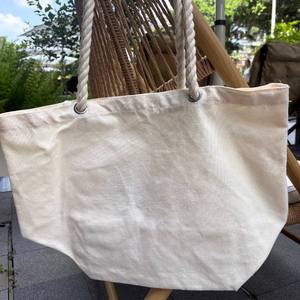 Thân Thiện Với Môi Tái Sử Dụng Công Suất Lớn <span class=keywords><strong>Canvas</strong></span> <span class=keywords><strong>Tote</strong></span> Túi Dây Xử Lý Dây Kéo Đóng Cửa Tùy Chỉnh In Logo Cho Bán Buôn Túi Mua Sắm - Product Image 3