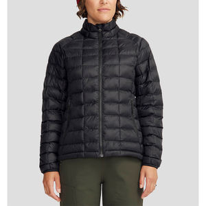 Veste matelassée personnalisée pour femme avec logo, manteau bouffant épais en coton rembourré, hiver, toile de haute qualité, OEM - Product Image 2