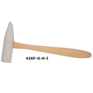 Martillo de nailon de alta calidad, plano y en forma de cuña, herramienta innovadora para la fabricación de joyas para artesanos y aficionados, el mejor producto. - Product Image 1