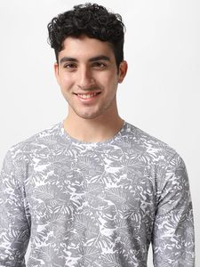 เสื้อยืดแขนยาวพิมพ์โลโก้ตามสั่งสำหรับผู้ชาย ผ้าฝ้าย เสื้อยืดคอกลมโอเวอร์ไซส์ แขนยาว แบบยูนิเซ็กส์ - Product Image 5