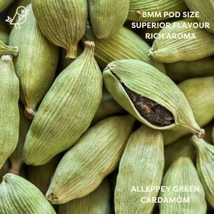 Vainas de Cardamomo Verde Premium de 67 mm, Tamaño Pequeño, Especia Aromática Natural Elaichi, Buena Calidad, APSS Tradesphere, 2 Años de Duración - Product Image 6