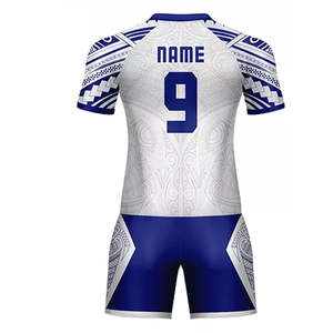 Uniformes de Rugby Transpirables de Alta Calidad OEM, Camisetas y Pantalones Cortos de Rugby Personalizados al por Mayor - Product Image 4