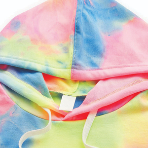 Sudadera con Capucha Tie Dye para Mujer, Cómoda, Estética, Moderna, Esencial para el Armario, Transpirable, para Todas las Temporadas - Product Image 4